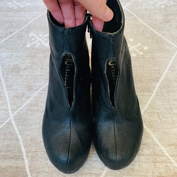 Jeffrey Campbell Chunky Platform Wedge Booties 7 - Picture 3 of 8